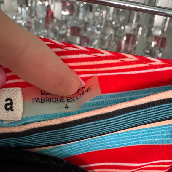 Alice + Olivia Flutter Tie-Front Top and Shorts Set NWOT - Picture 8 of 12